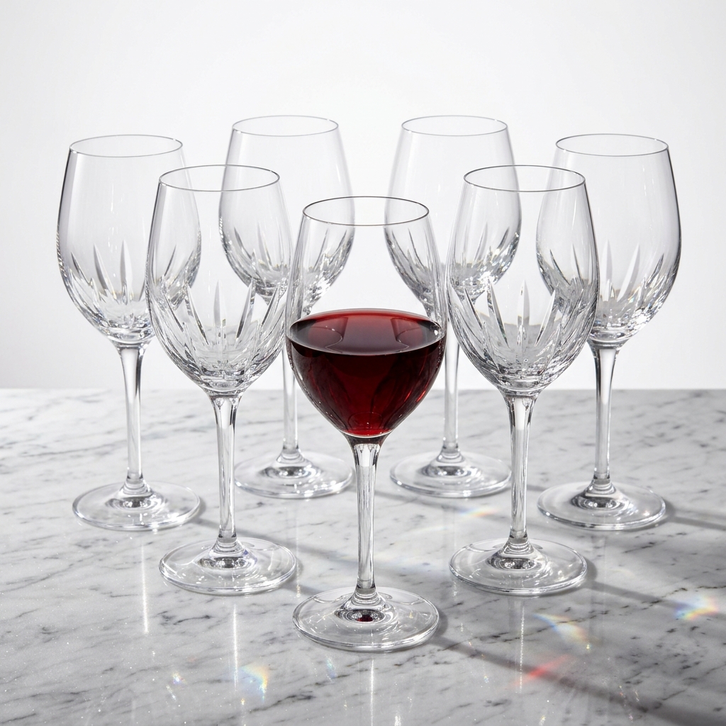 Verres en cristal (Lot de 6)