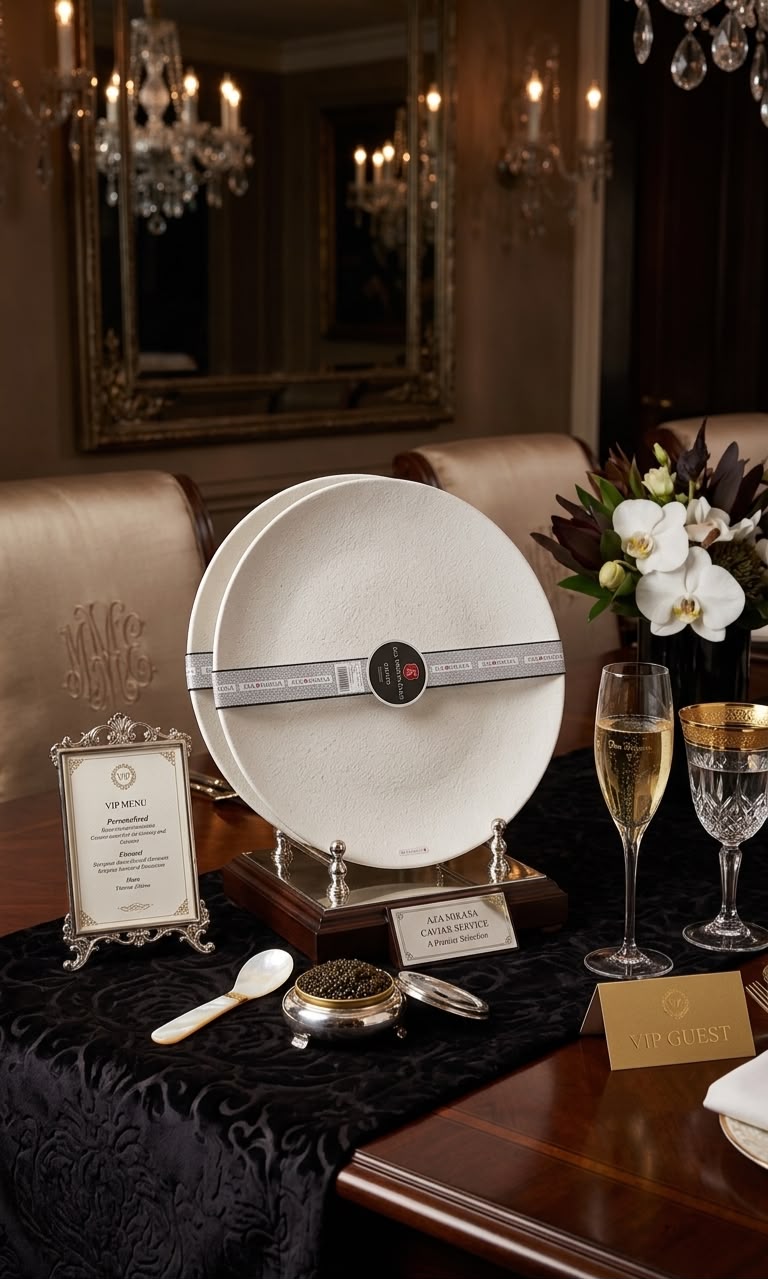 Service Caviar AZA Mikasa | L'Art de la Dégustation 36CM