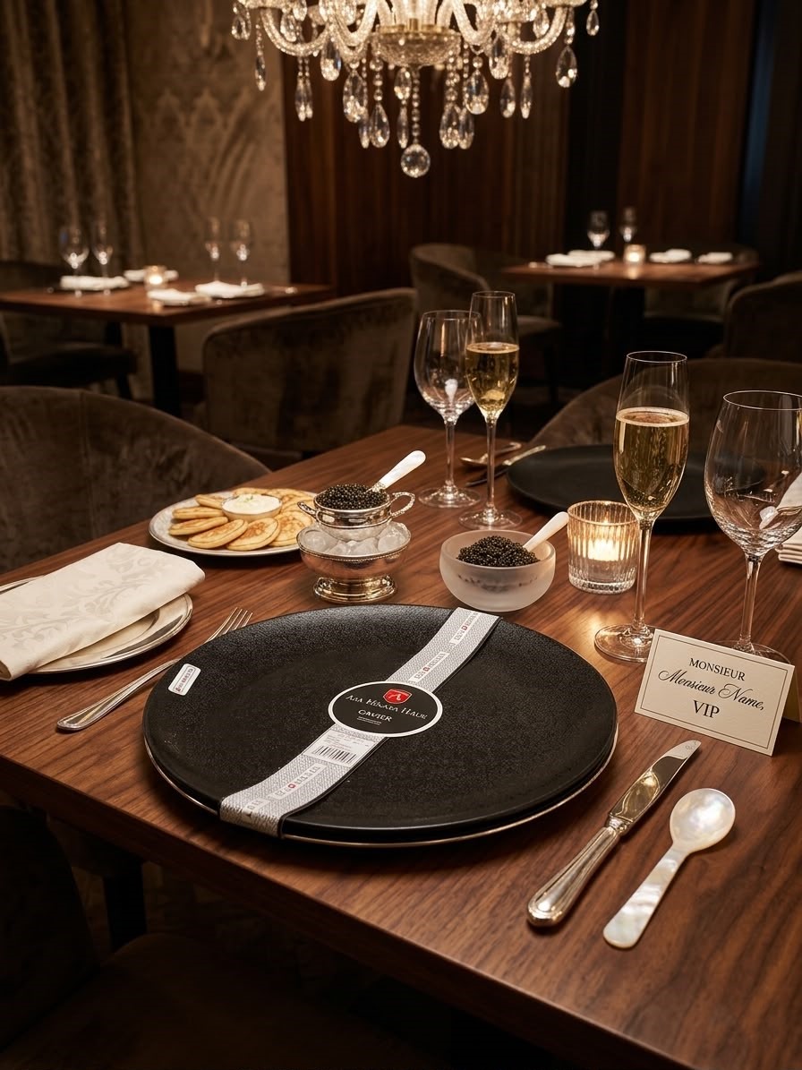Plateau Prestige Caviar – Une Expérience Gastronomique d’Exception 26cm