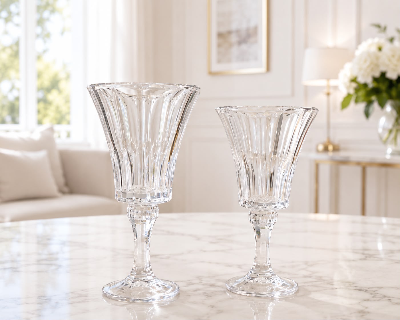 Coupes Élégance Candélia en Cristal Facetté
