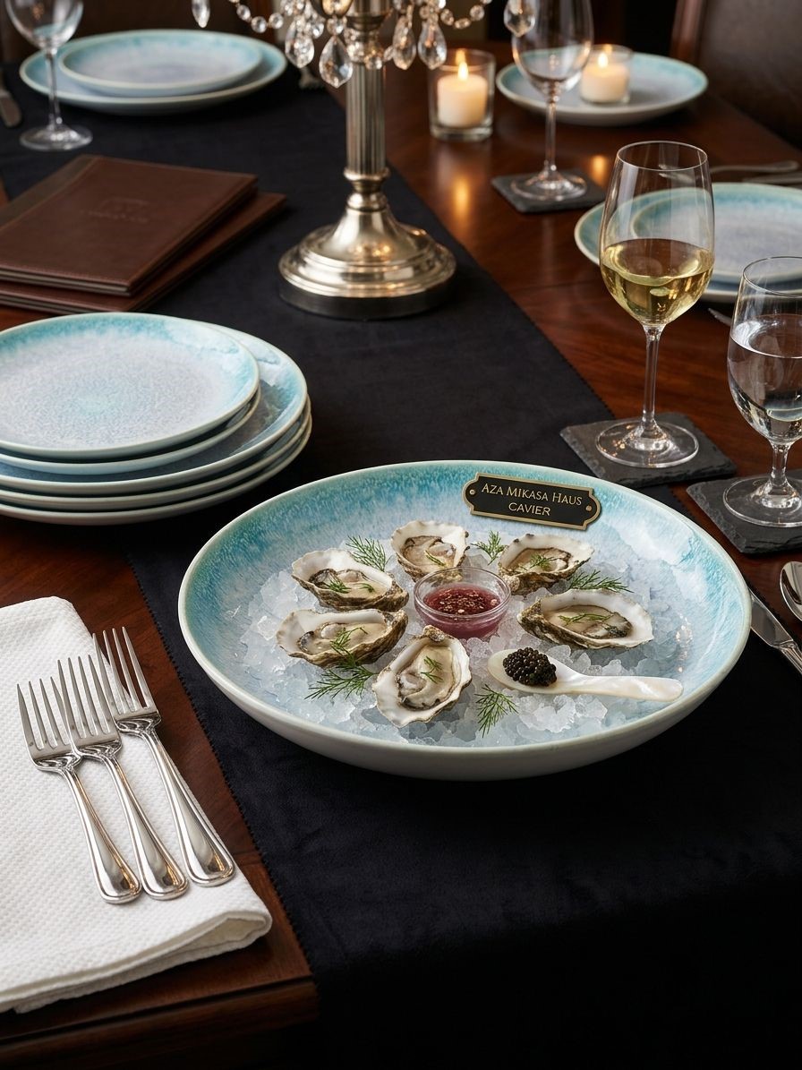 Service de caviar AZA Mikasa | L'art de la dégustation 24cm