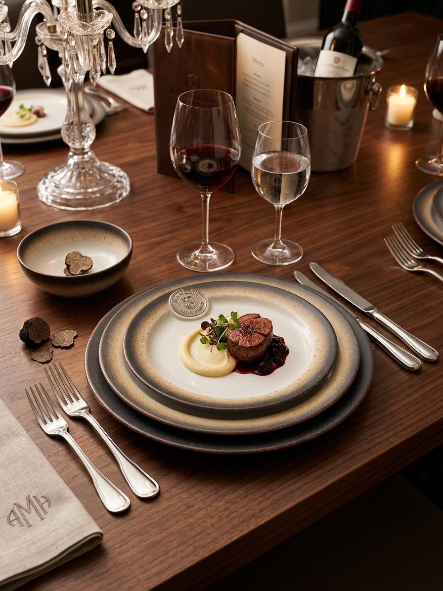 assiette élégant pour une expérience culinaire raffinée de la collection Aza Mikasa 28cm
