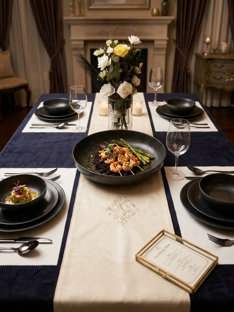 Service de Table Noir Mat Aza Mikasa Haus – L'Élégance Contemporaine pour vos Dîners 13 piéces