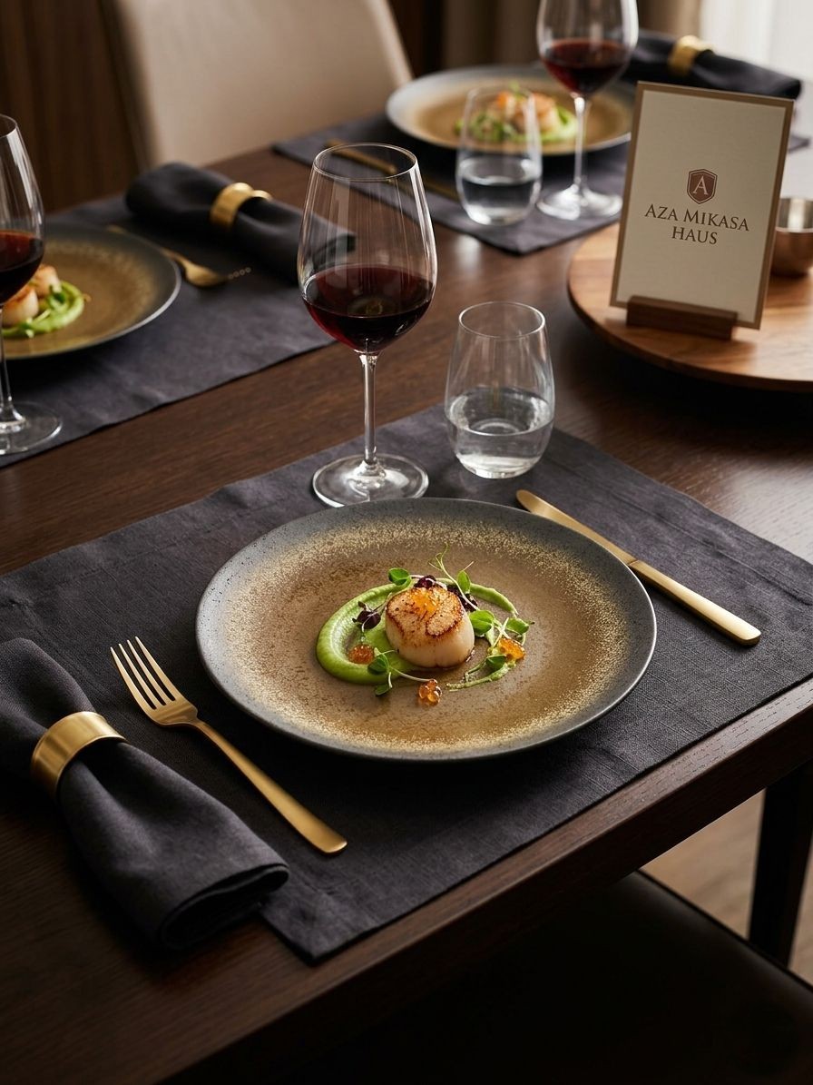 Gourmet platter, Dawn's Golden Collection by Aza Mikasa House
