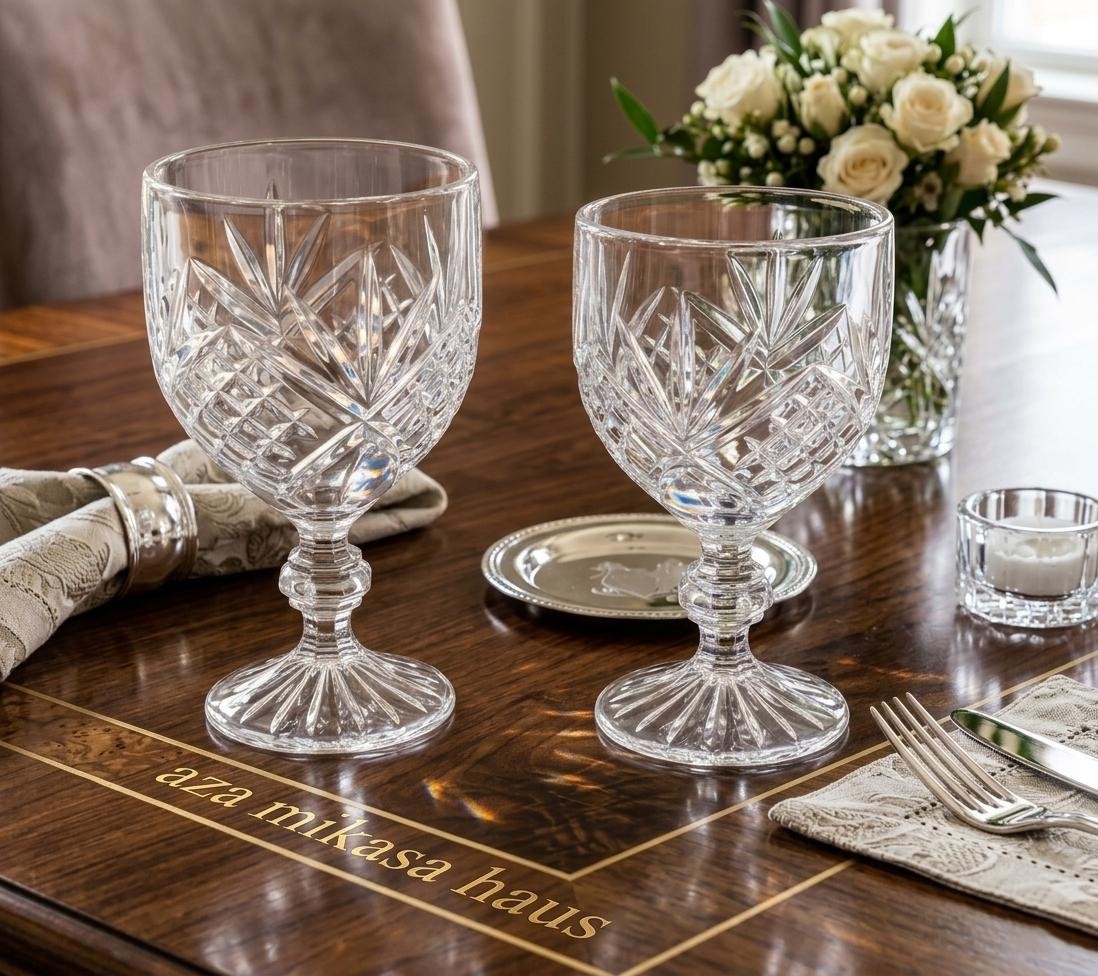 Verres à vin en Cristal ( LOT 6 ) 320 ml