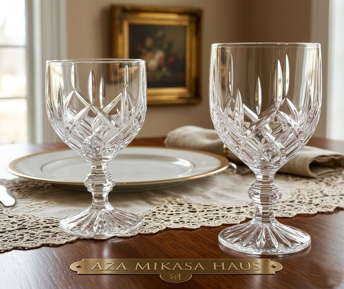 Gobelet de Cristal AZA Mikasa Haus ( lot 6 ) 320 ml