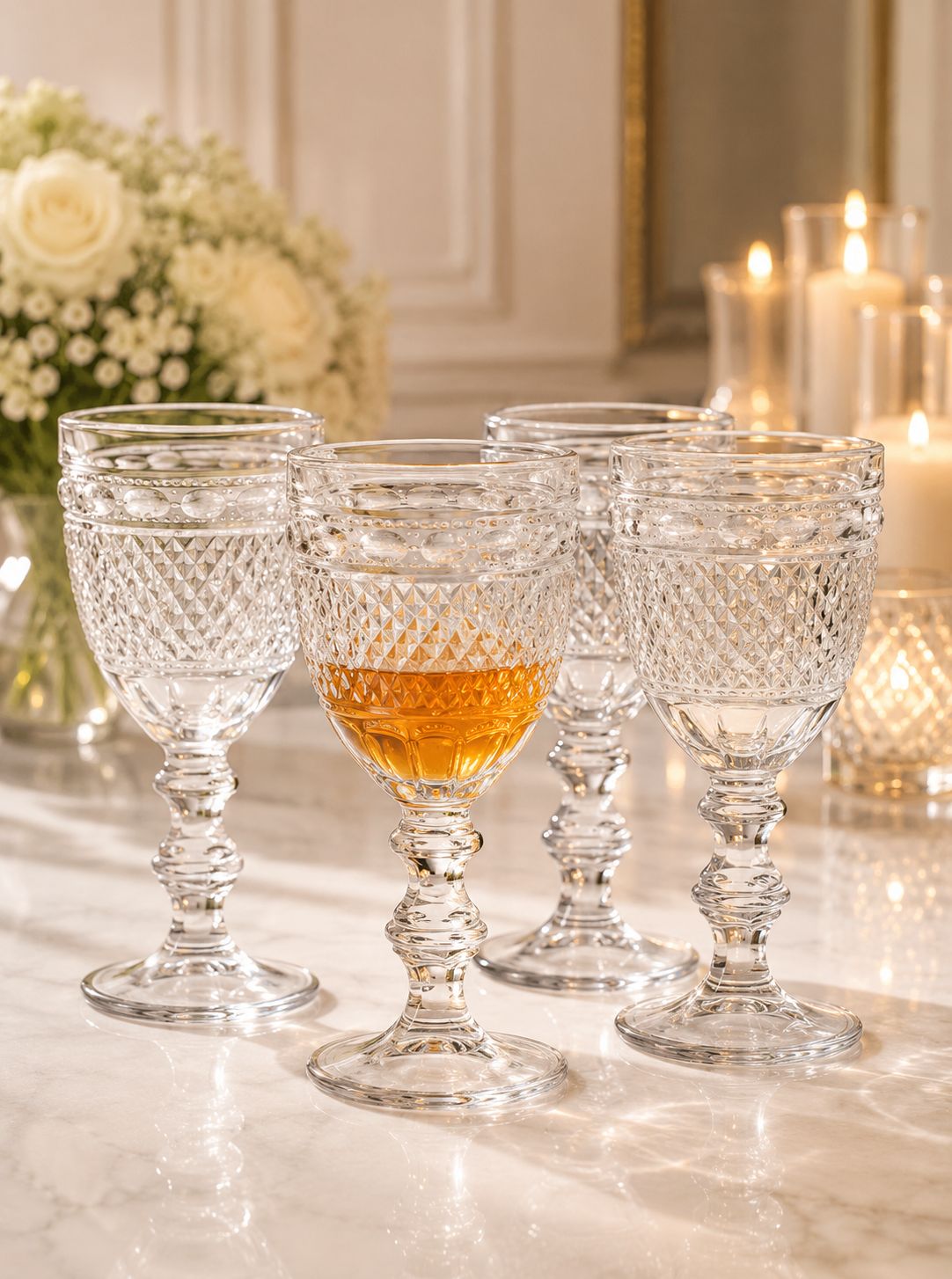 Verre à pied Cristalisé (LOT 6)
