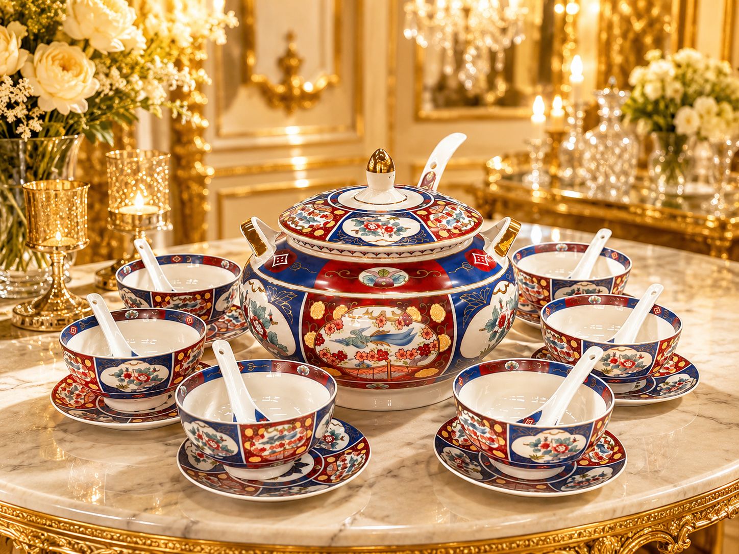 Soupière 21 pièces